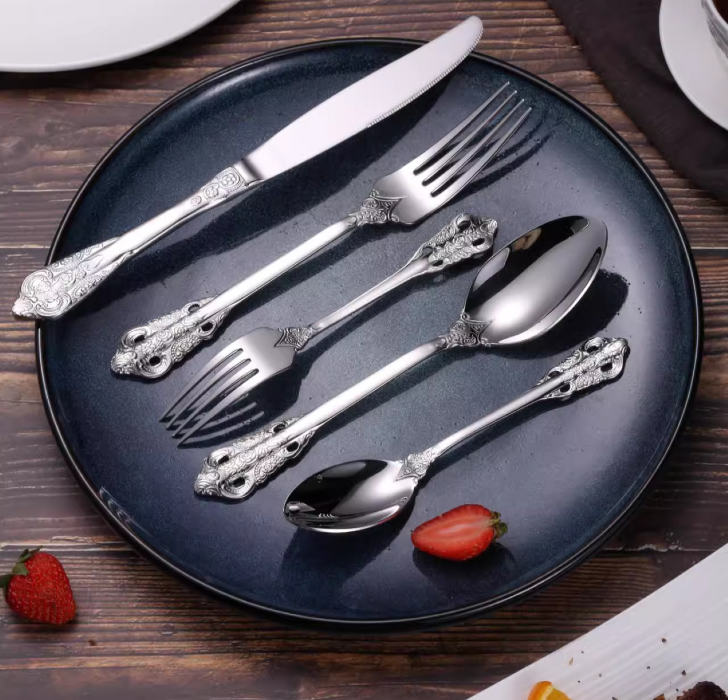 Royal Flatware Luxury Flatware Set | 304(18/10) Stainless Steel | Elegant Dining Collection